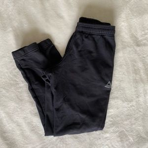Reebok Sweatpants, Small, Soft Washed Black Cotton